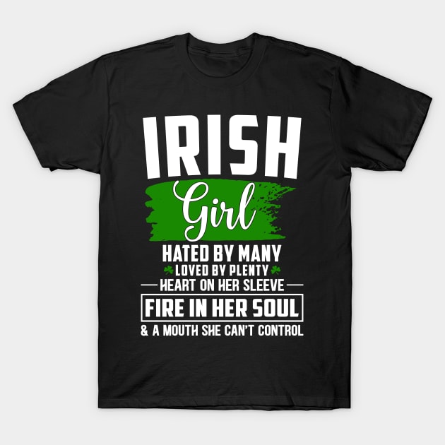 Irish Girl T-Shirt by Dojaja